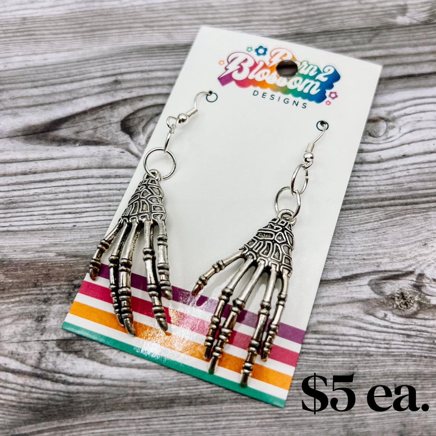 CLEARANCE Skeleton Hands Dangles