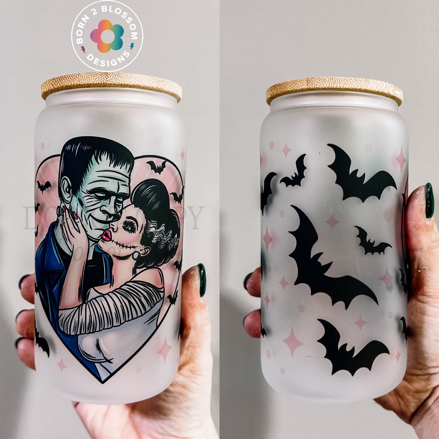 Frank & Bride Glass Can Tumbler