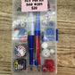 SEP CLEARANCE 4th of July DIY Beadable Pen Kit
