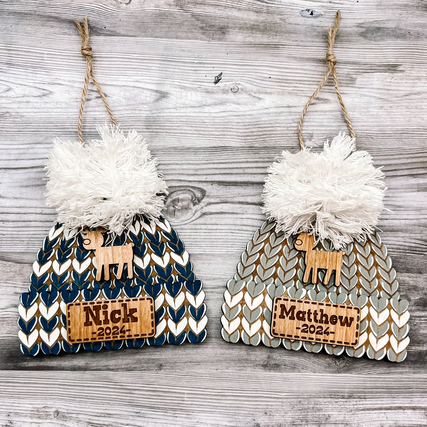 Personalized Winter Hat Ornament