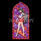 Sailor Stained Glass Keychain (All Characters)