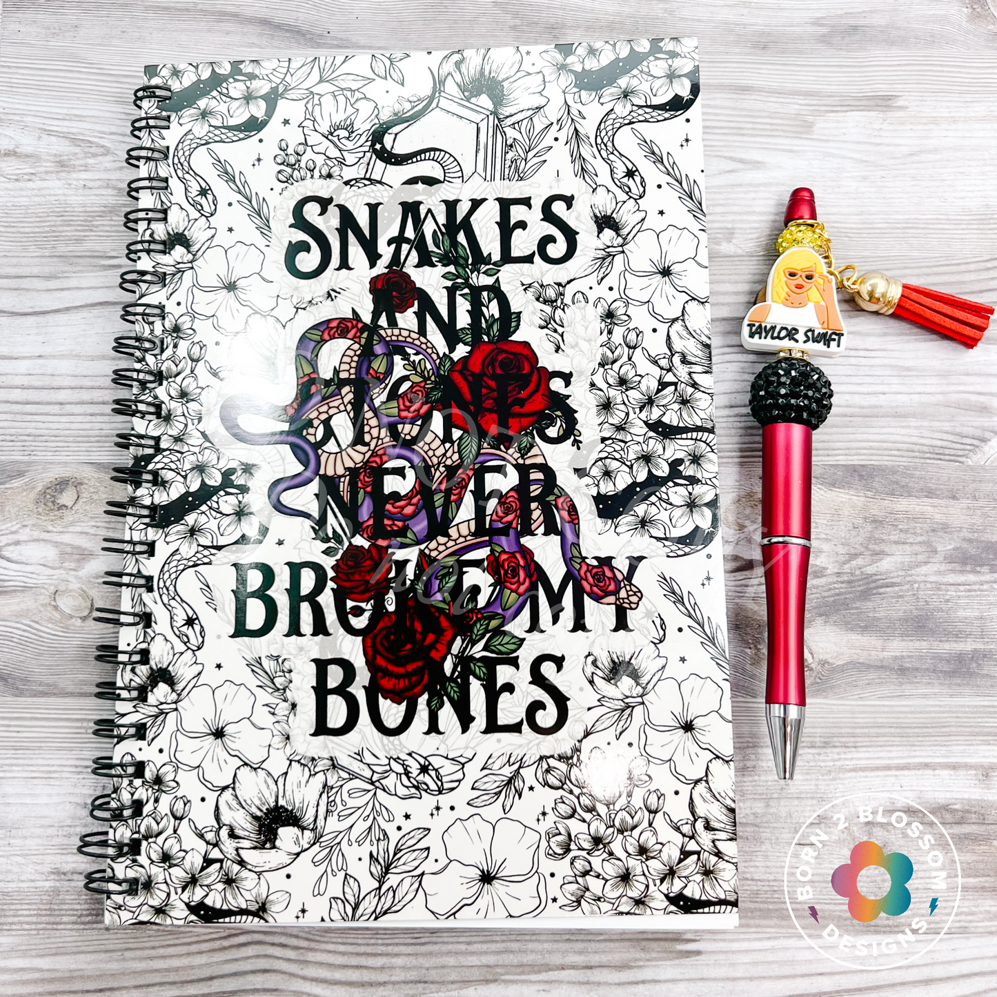 Snakes & Stones Notebook & Pen