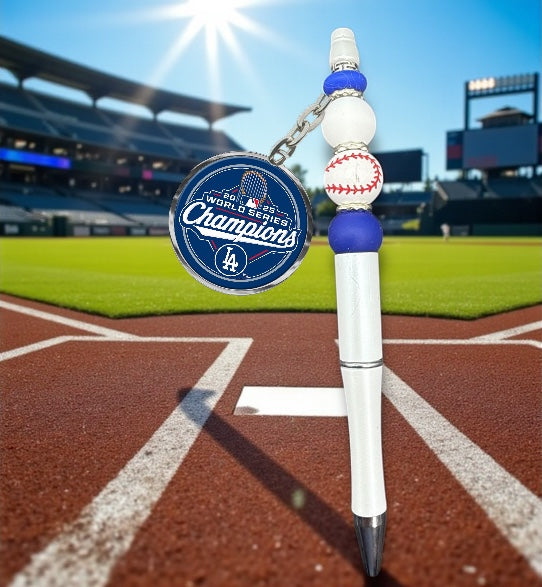 Special LA Dodgers Beaded Pens