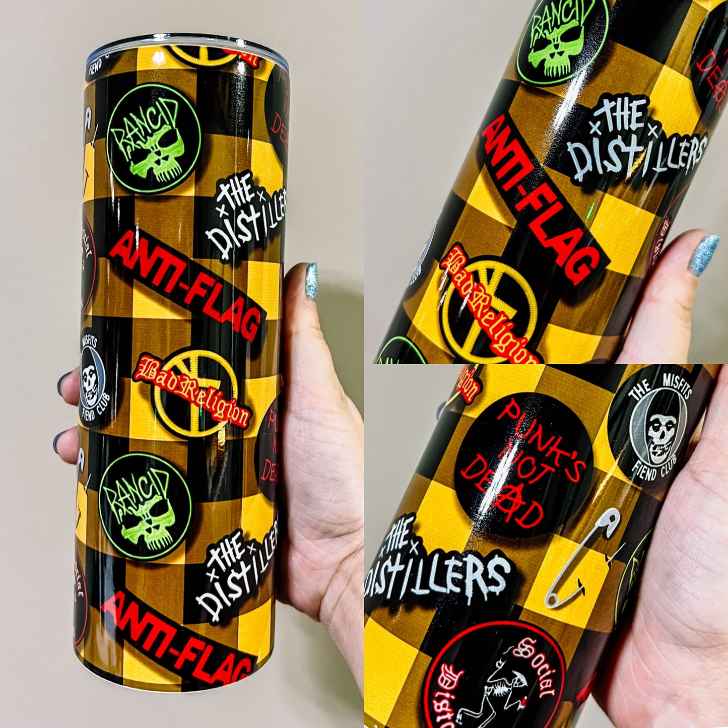 Punks Not Dead Tumbler