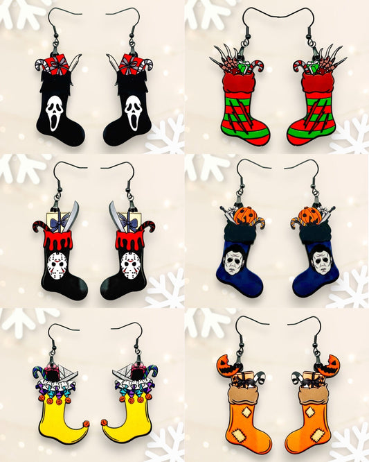 CLEARANCE Horror Dangle Earrings (All Characters)