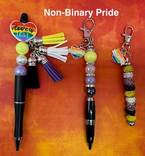 PRIDE Flag colors in Pens & Keychains
