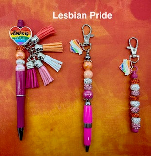 PRIDE Flag colors in Pens & Keychains