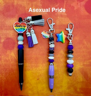PRIDE Flag colors in Pens & Keychains