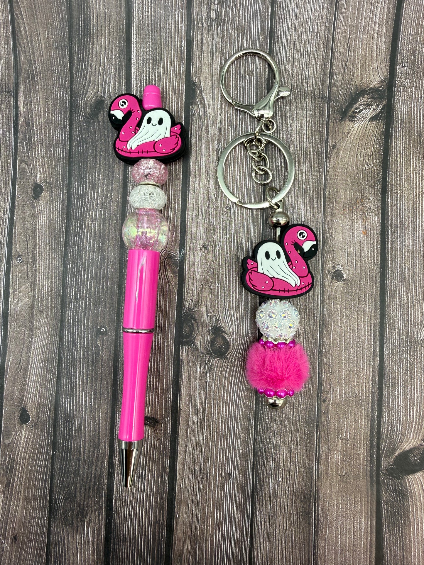 Whimsy and Wits Beaded Pen and Keychain Sets