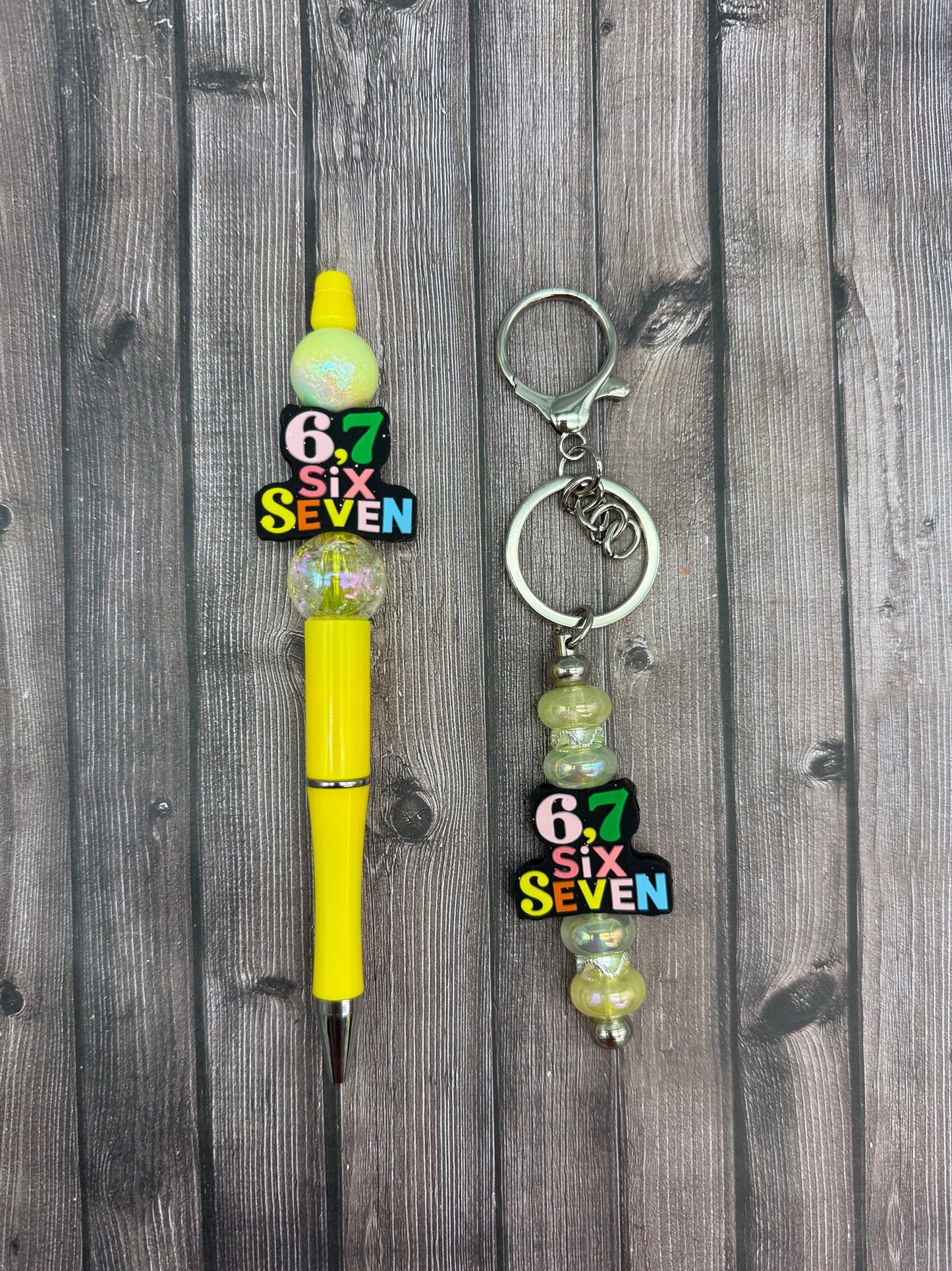 Whimsy and Wits Beaded Pen and Keychain Sets