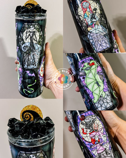 Nightmare Glass Tumbler