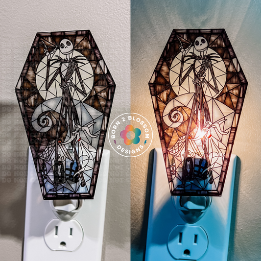 Nightmare Glass Nightlight (All Characters)