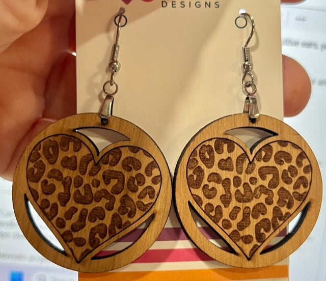 NOV CLEARANCE Wood Hearts