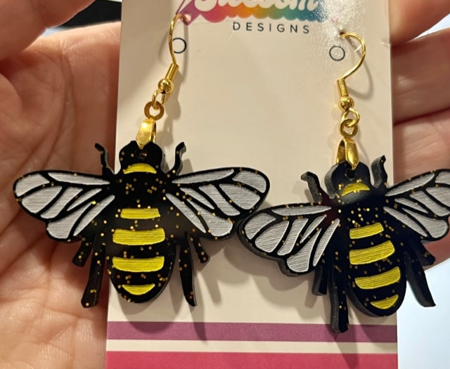 NOV CLEARANCE Bee Wasps Dangles