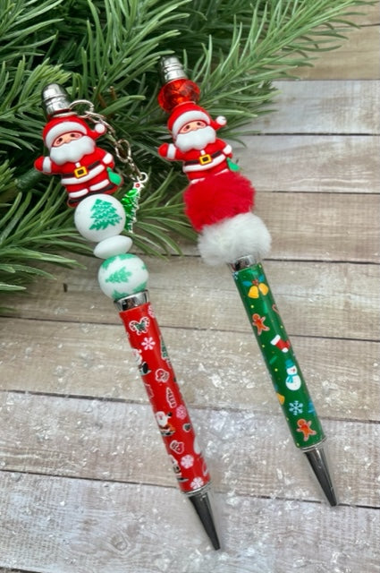 Christmas Cartoon Beaded Pens