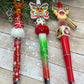 Christmas Cartoon Beaded Pens