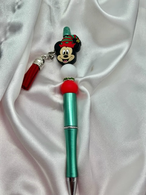 Christmas Cartoon Beaded Pens