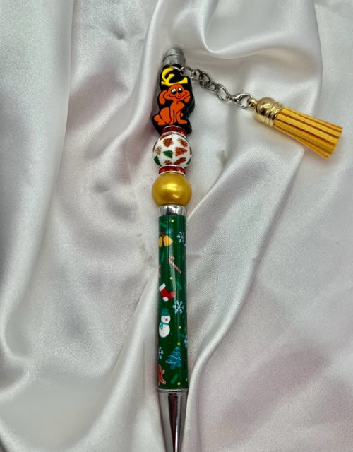 Christmas Cartoon Beaded Pens