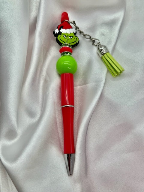 Christmas Cartoon Beaded Pens