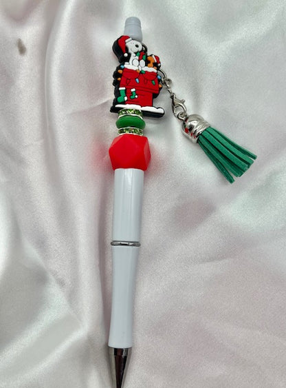 Christmas Cartoon Beaded Pens