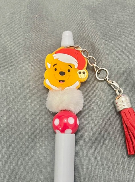 Christmas Cartoon Beaded Pens