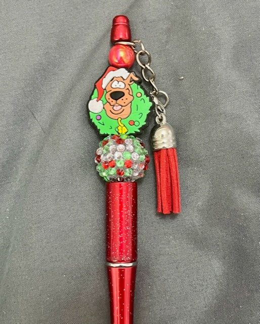 DEC CLEARANCE Christmas Cartoon Beaded Pens