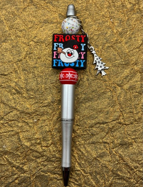 DEC CLEARANCE Christmas Cartoon Beaded Pens