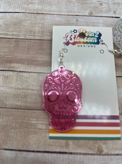 DEC CLEARANCE Sugar Skull Dangles