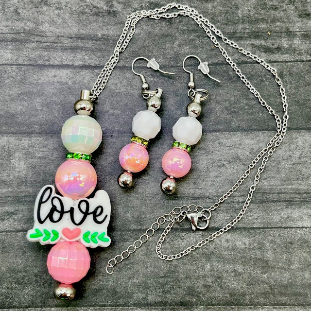 Valentines Necklace and Earring Sets