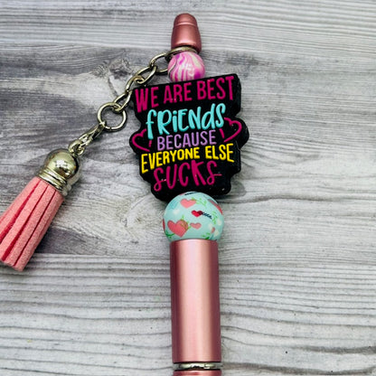 Anti-Valentine’s? Beaded Pens