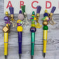 Mardi Gras Beadable Pens