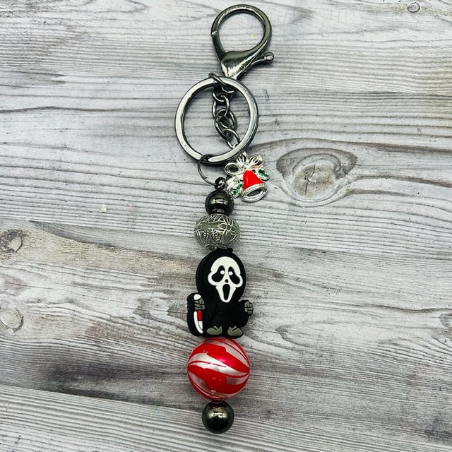 Creepmas Christmas Beaded Keychains