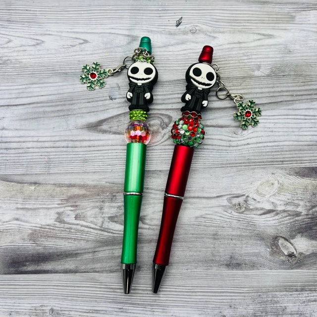 Creepmas Christmas Beaded Pens