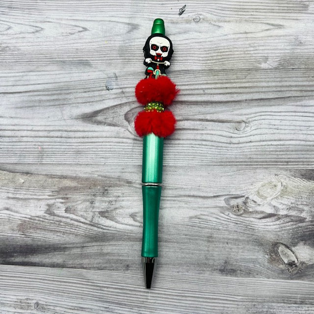 Creepmas Christmas Beaded Pens