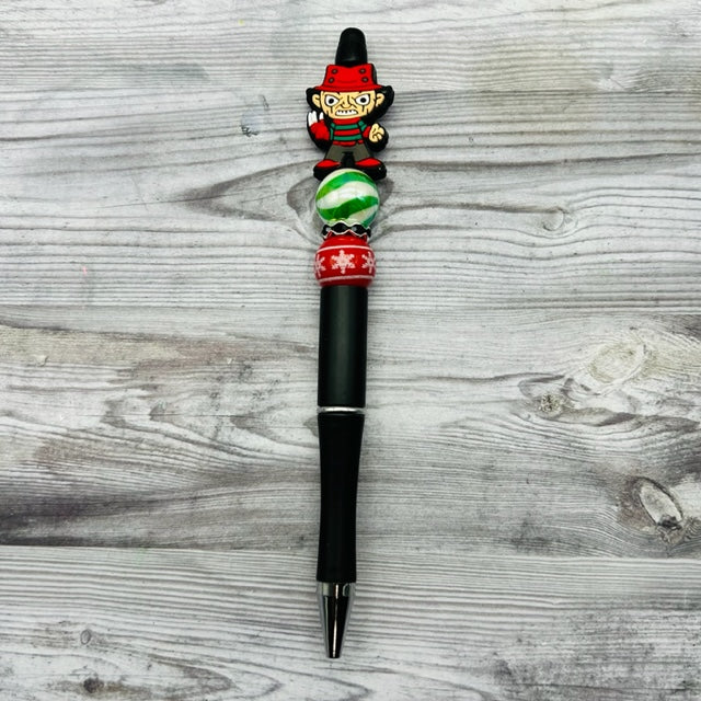 DEC CLEARANCE Creepmas Christmas Beaded Pens