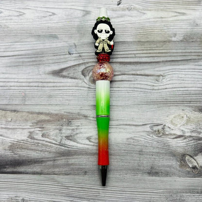 DEC CLEARANCE Creepmas Christmas Beaded Pens