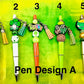 St Patrick’s Day Beaded Pens