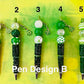 St Patrick’s Day Beaded Glitter Pens