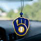 Milwaukee Baseball Car Charm