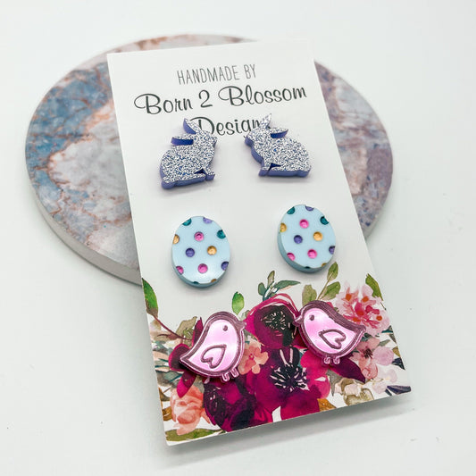 CLEARANCE Easter Studs Set