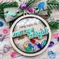 2025 NEW … Merry + Bright Personalized Family Christmas Ornament