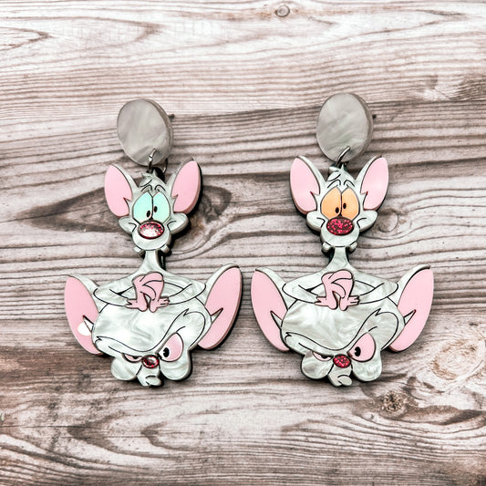 Pinky & the Brain Earrings