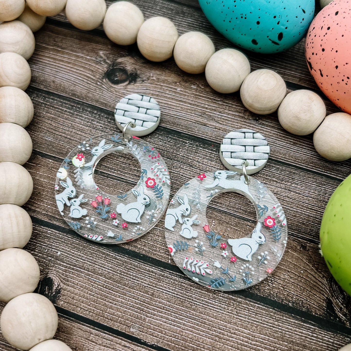 CLEARANCE Easter Circle Dangles