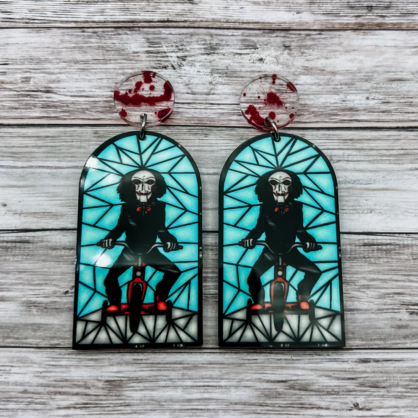 Billy Horror Glass Dangles