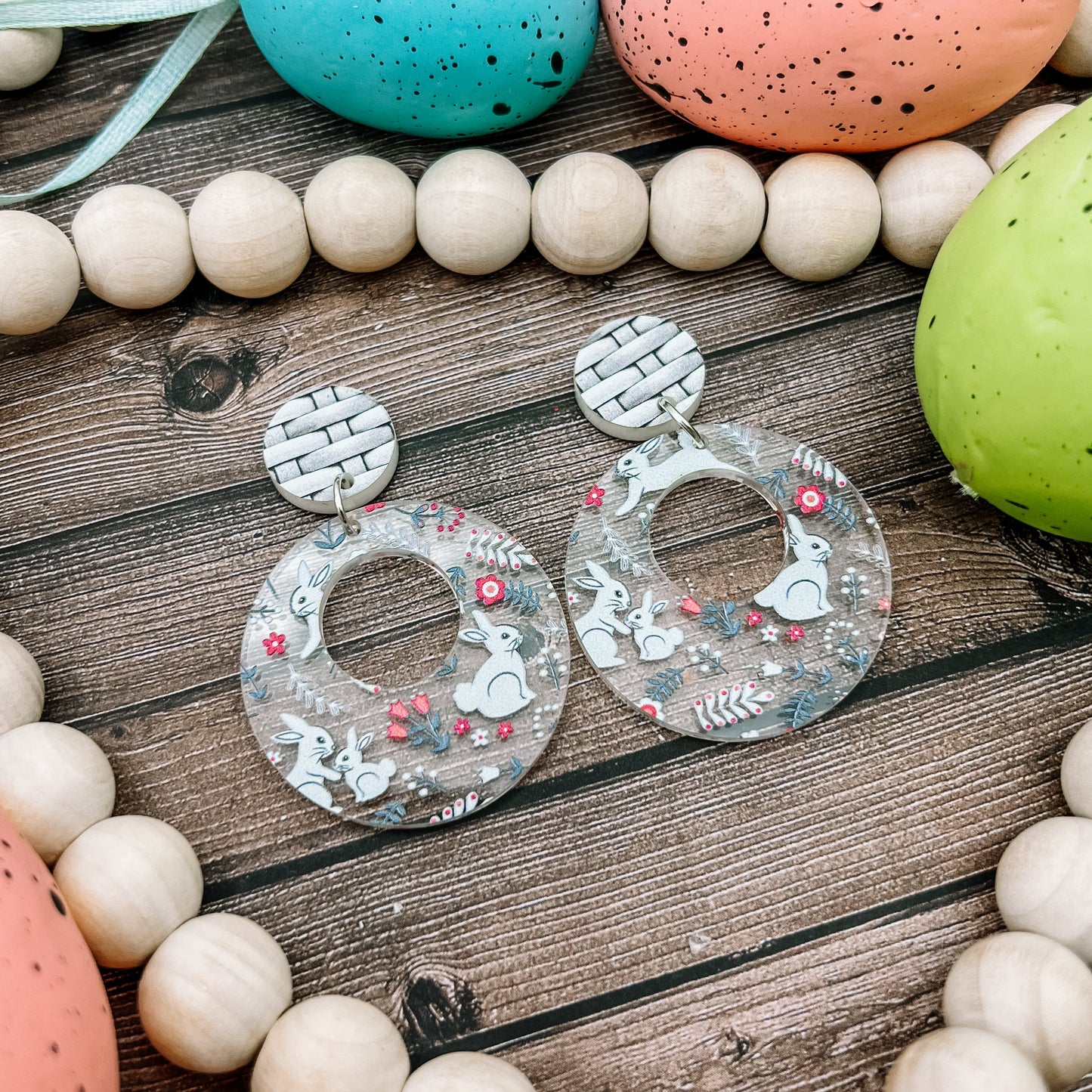 CLEARANCE Easter Circle Dangles