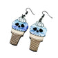 CLEARANCE Skull Ice Cream Cone Dangles