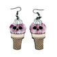 CLEARANCE Skull Ice Cream Cone Dangles