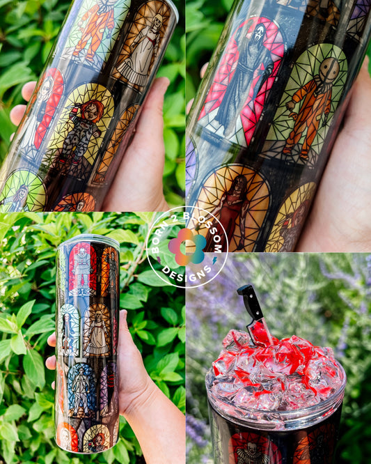 Horror Glass Tumbler