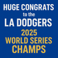 Special LA Dodgers Beaded Pens