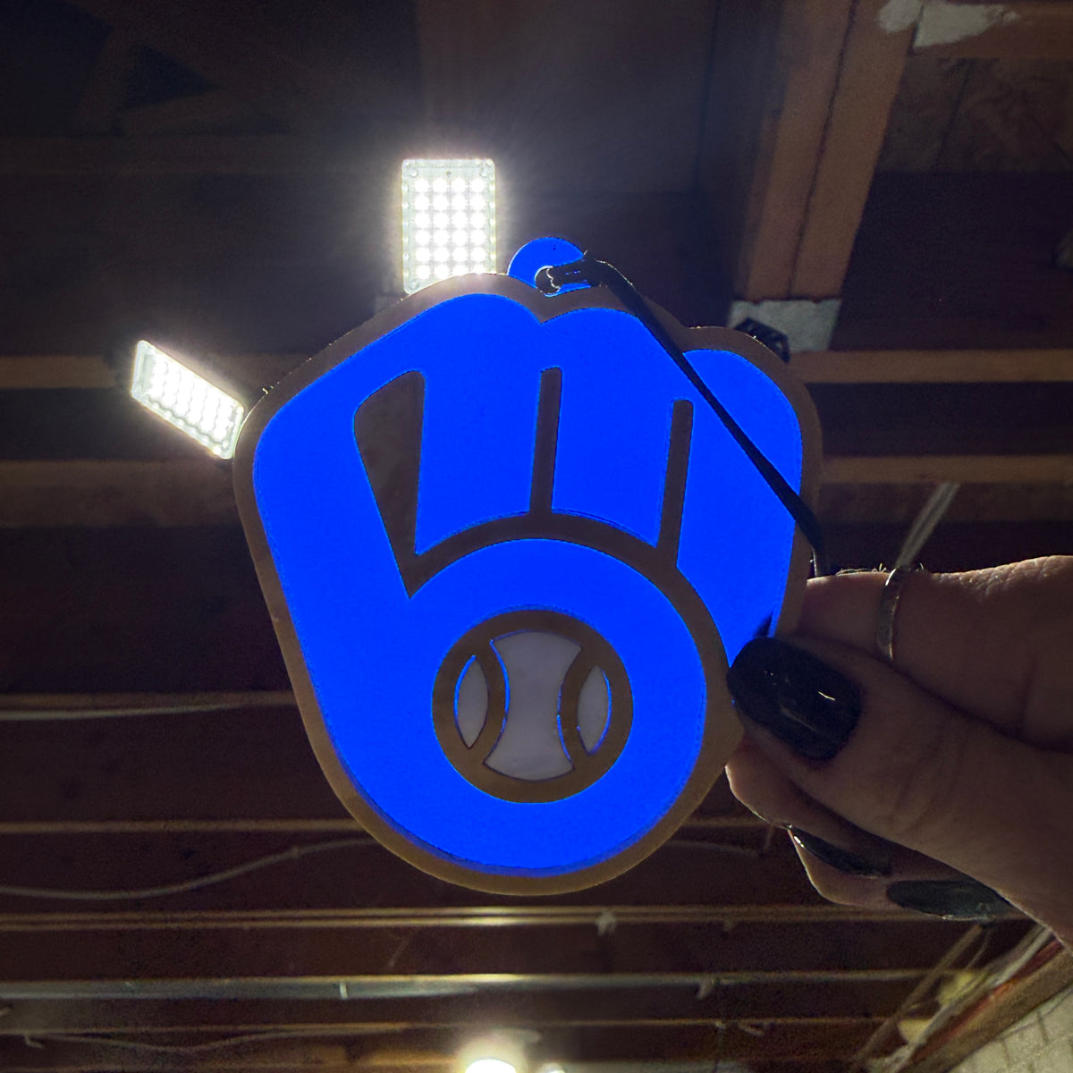 Milwaukee Baseball Car Charm